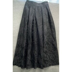 Whimsigoth‎ Maxi Skirt Womens 6 Black Lace Fairy  Cottagecore Grunge Punk Witchy
